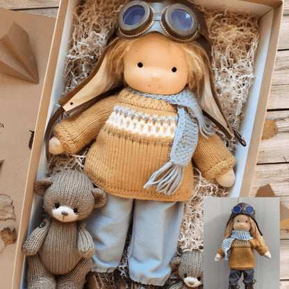 Creative Educational Toy - Handmade Cotton Doll for Kids