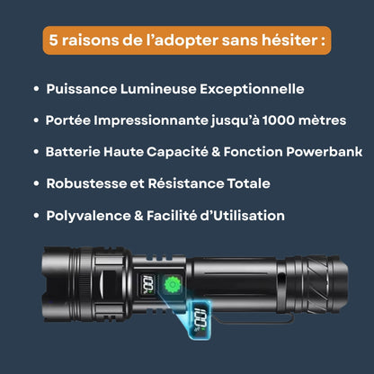 Compact LED Torch with High Power Output