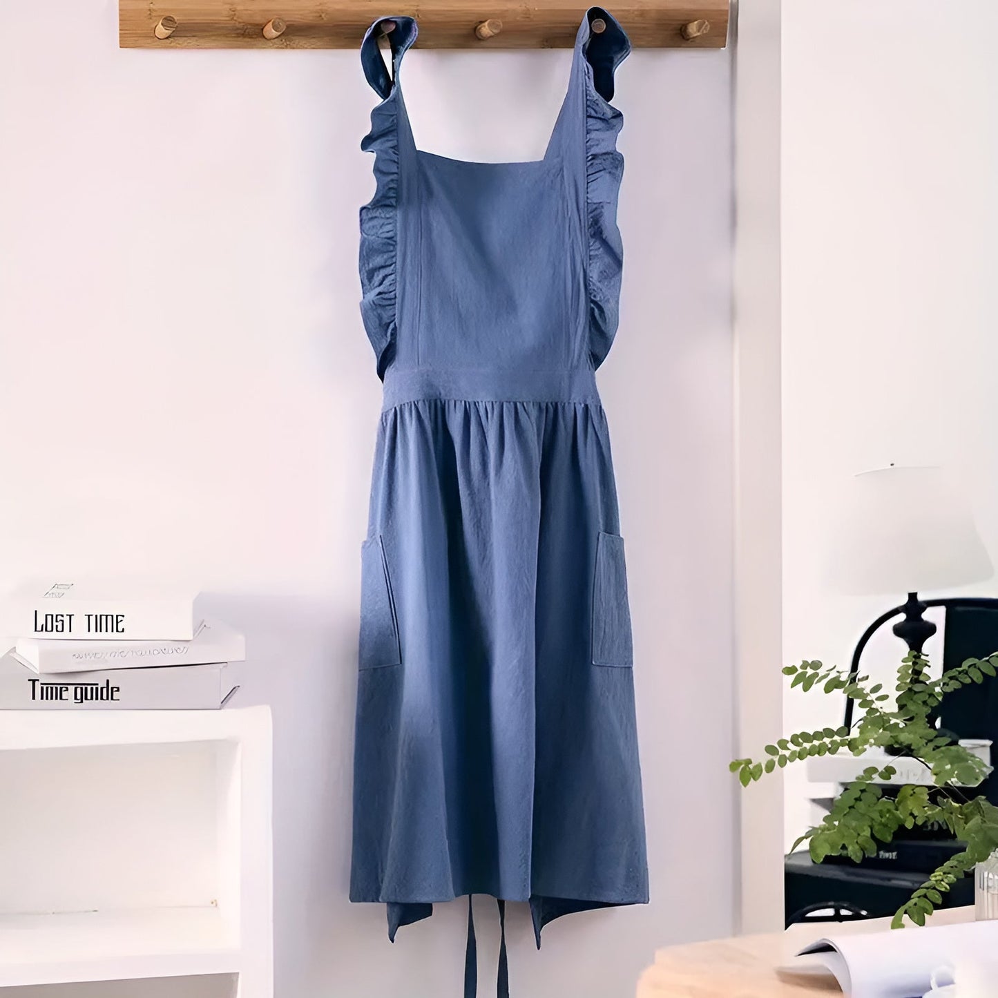 Charming Lace-Trimmed Apron for Every Occasion