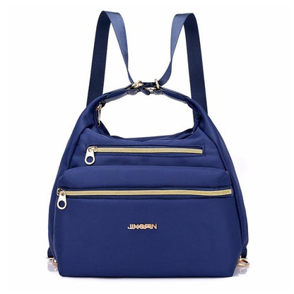 Versatile Bag with Double Zippers – Backpack, Handbag, Crossbody