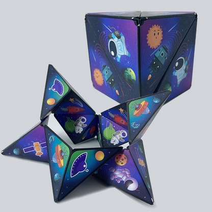 Creative 3D Shape Cube Puzzle – Fun Folding Game for Kids and Adults