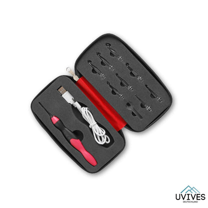 Rechargeable Glow Crochet Hooks Set