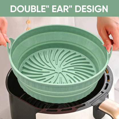 Reusable Silicone Baking Tray for Air Fryer – Grill Pan