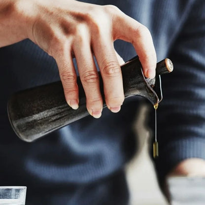 Kitchen Ceramic Bottle with Spill-Resistant Design