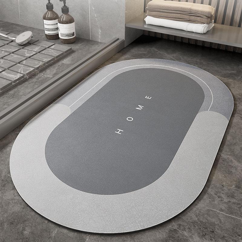 Quick-Drying Bath Mat Made of Absorbent Microfiber