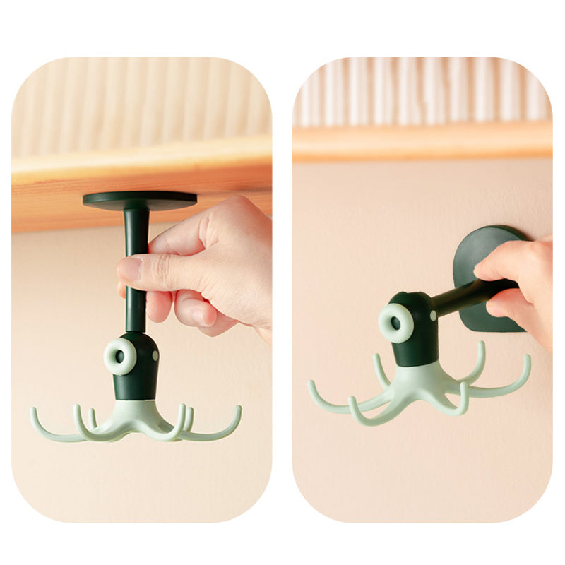 Versatile 360-Degree Rotating Organizer Hook