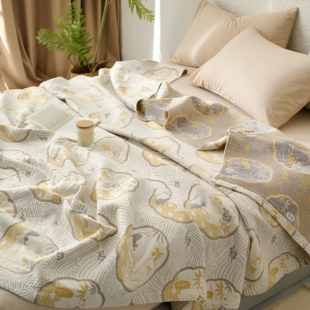 Dual-Sided Coastal Breeze Throw