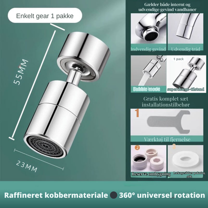 720° Movement Flexibility for Flawless Sinks