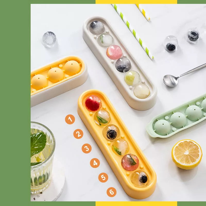 ChillSphere 6-Cube Silicone Ice Maker