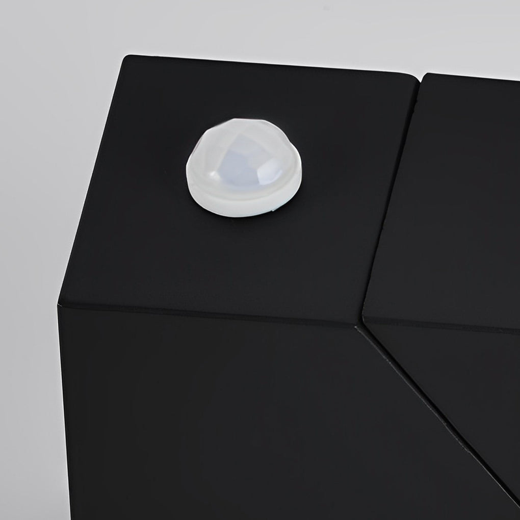 Waterproof Black Wall Lamp with Adjustable Motion Sensor and Up/Down Light