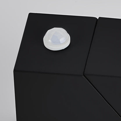 Waterproof Black Wall Lamp with Adjustable Motion Sensor and Up/Down Light