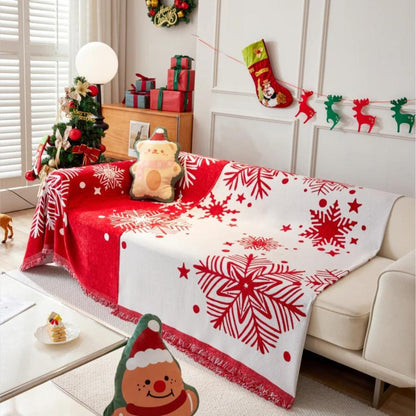 Festive Flurry Sofa Protector