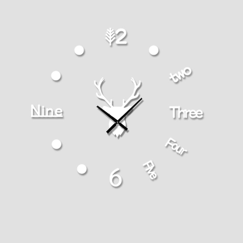 Stylish 3D Acrylic Wall Clock for Modern Homes