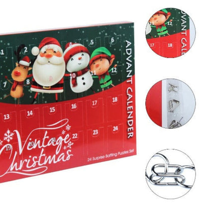 2025 Exclusive Advent Calendar with Puzzle Theme
