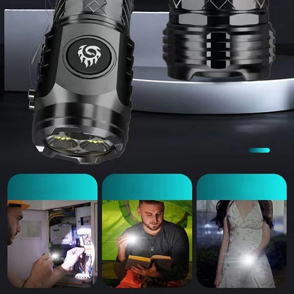 Compact LED Flashlight with 5 Modes | USB-C Rechargeable | Waterproof & Durable