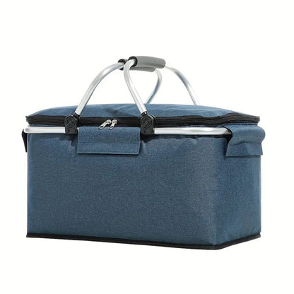 Space-Saving Picnic Carrier with Leakproof Design