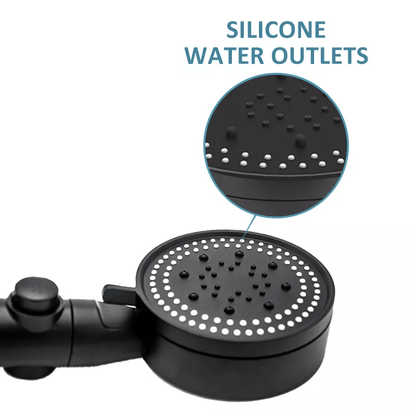Shower Head with 5 Settings and Push Button Control