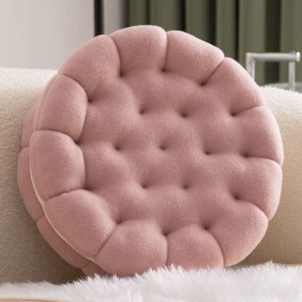Cozy Biscuit-Themed Lounge Cushion