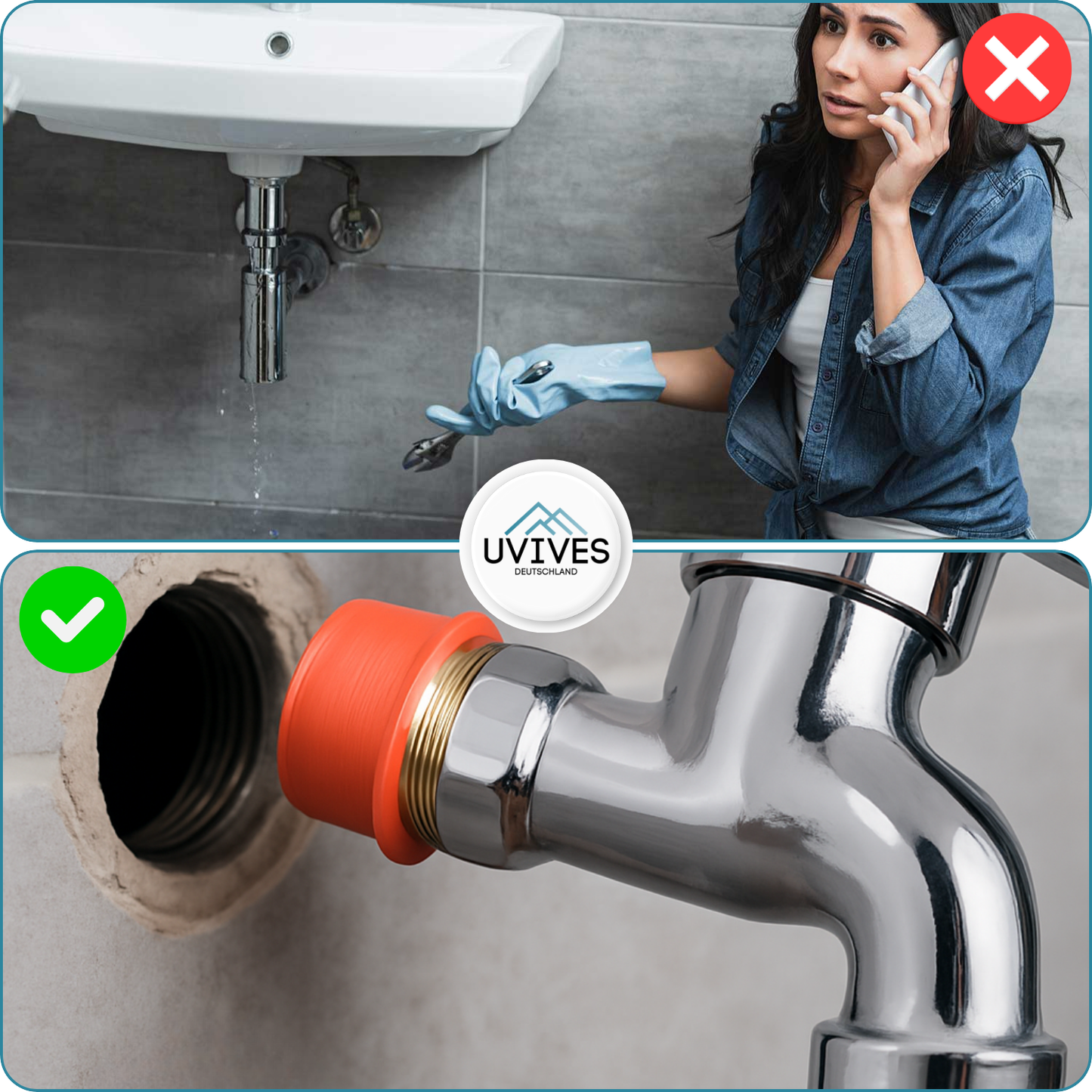 10+10 FREE | Universal Silicone Seal for Any Pipe Thread