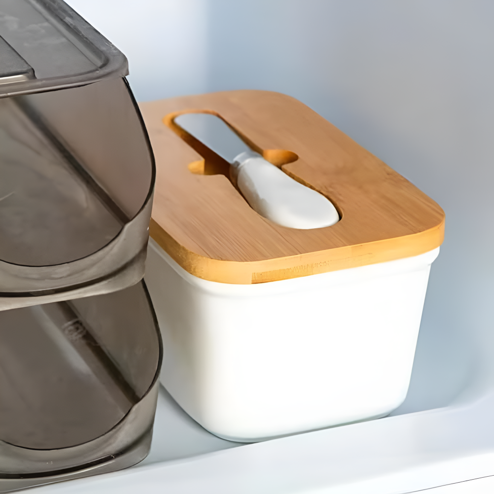 Effortless Butter Slicing Storage Solution
