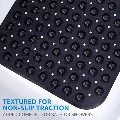 Secure Step Bath Mat | Slip-Resistant with Foot Care Feature