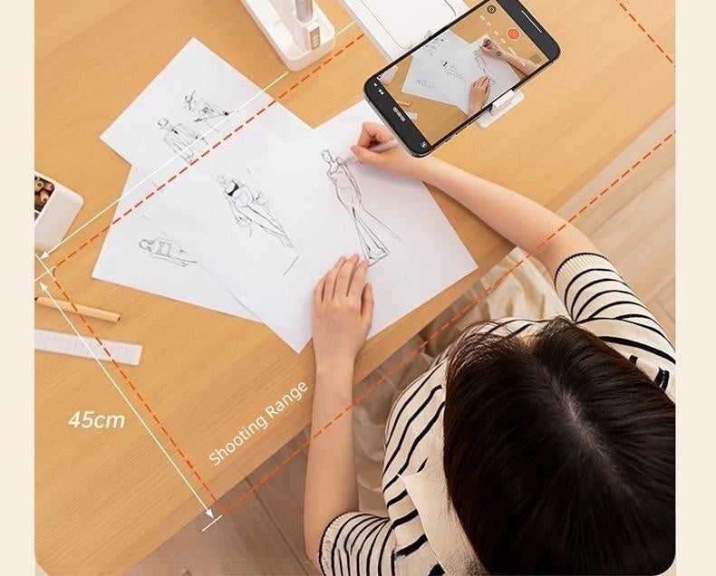 Versatile 3ft Smartphone Mount with 360° Rotation & Lighting
