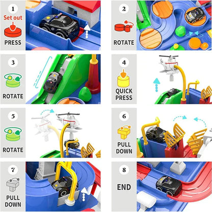 Adventure Rescue Vehicle Playset – Educational Toy for Toddlers