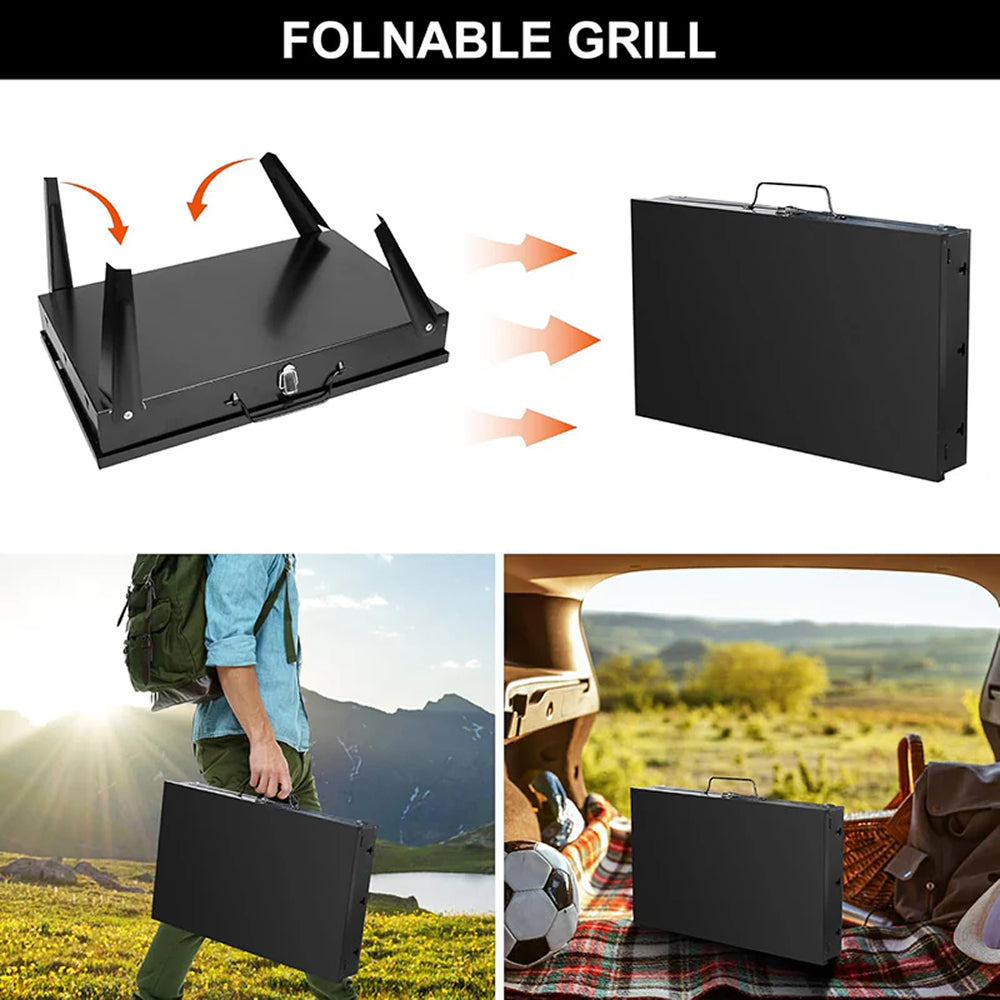 Foldable Grill for Outdoor Cooking