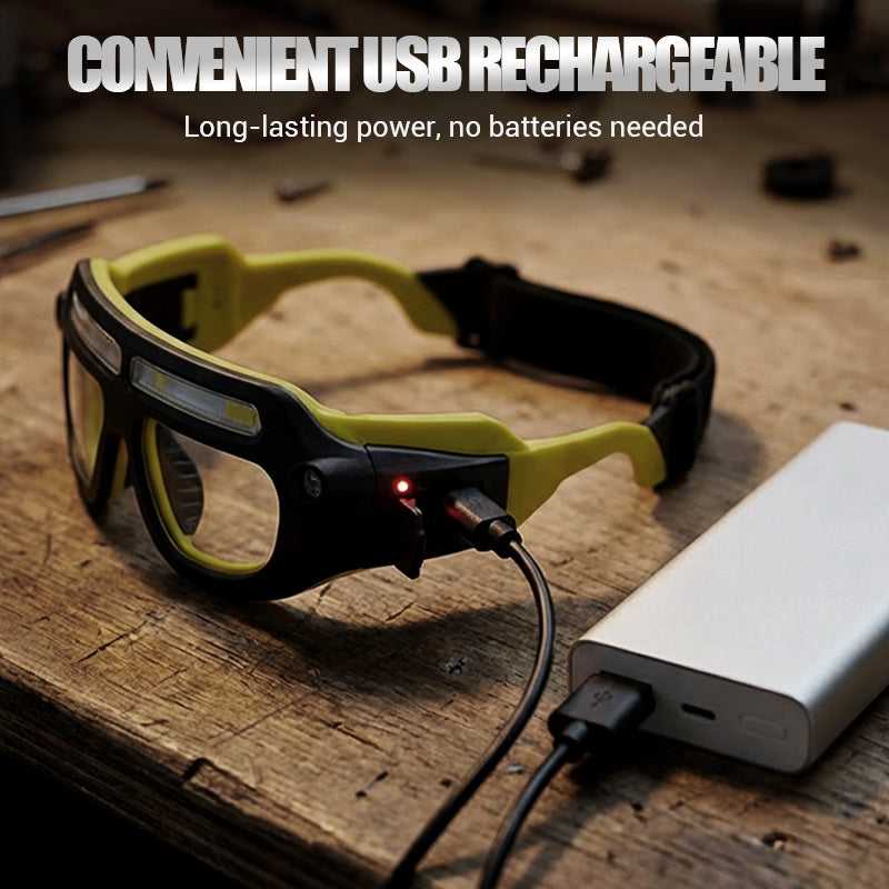 Hands-Free Ultra Bright LED Headlamp for Clear Visibility