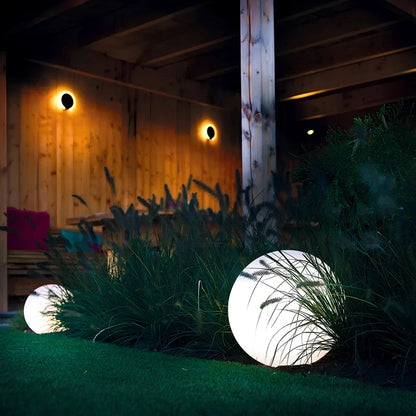 Outdoor Garden and Patio LED Lights with Color-Changing Sphere Design