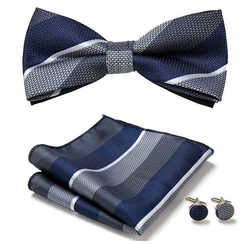 Three-Piece Set Featuring Stylish Bowties