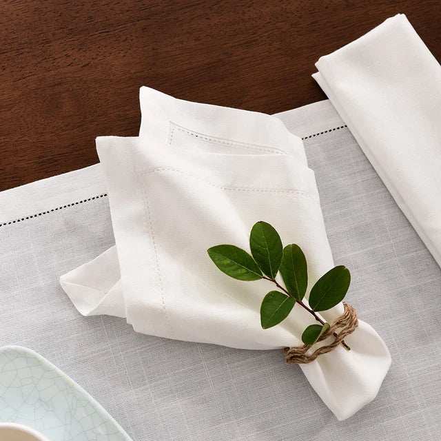 12-Piece Elegant Linen Tablecloth and Napkin Set for Dining