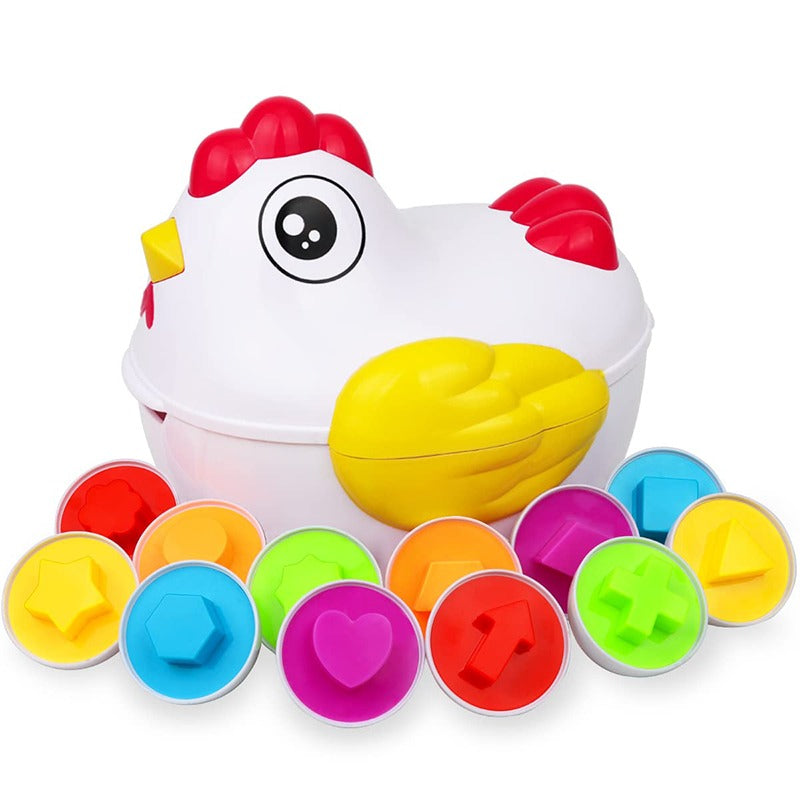 Creative Egg Puzzle Set for Children - Engaging Egg-Shaped Game