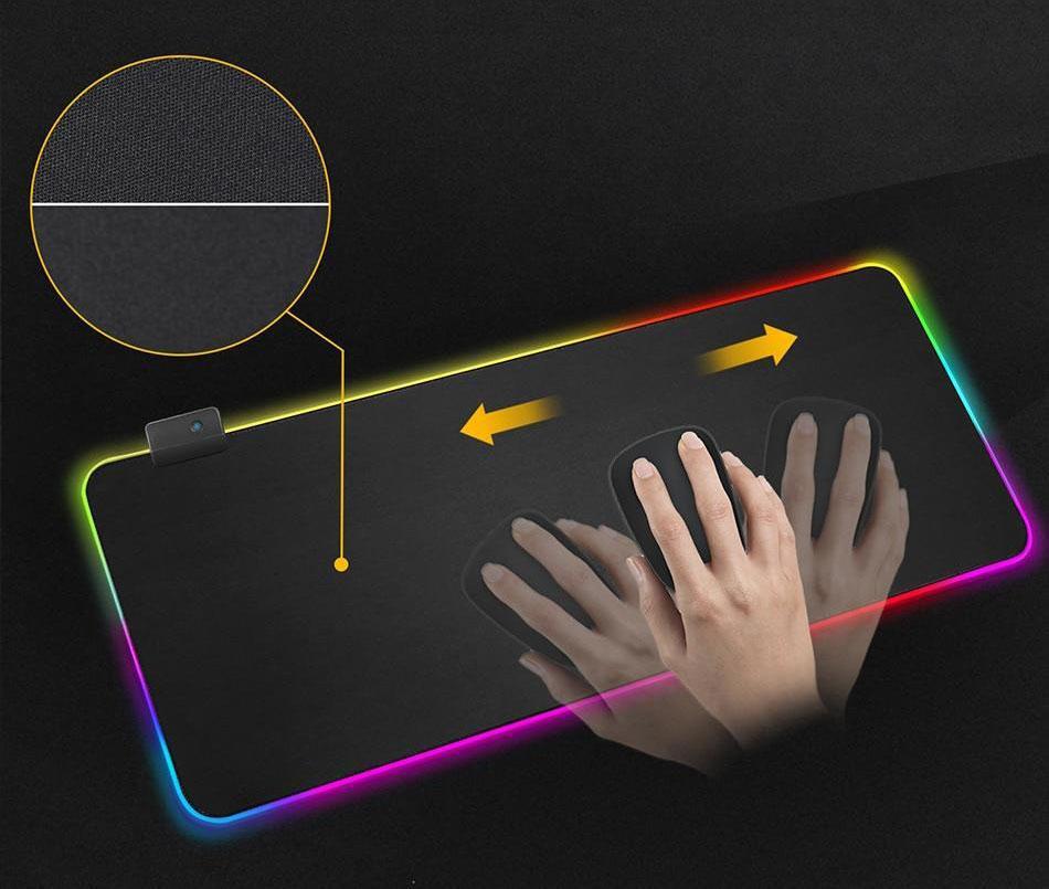 RGB Gaming Mouse Pad with 13 Lighting Modes