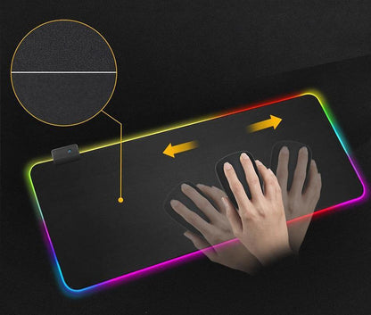 RGB Gaming Mouse Pad with 13 Lighting Modes