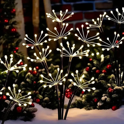 Solar LED Garden Light with Firework Pattern | Waterproof | 8-12 Hours Illumination