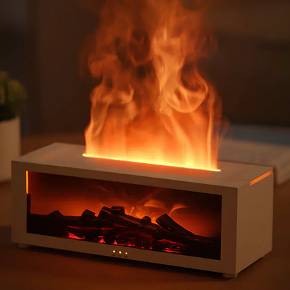 Experience the Warmth and Serenity of a Glowing Fireplace Diffuser