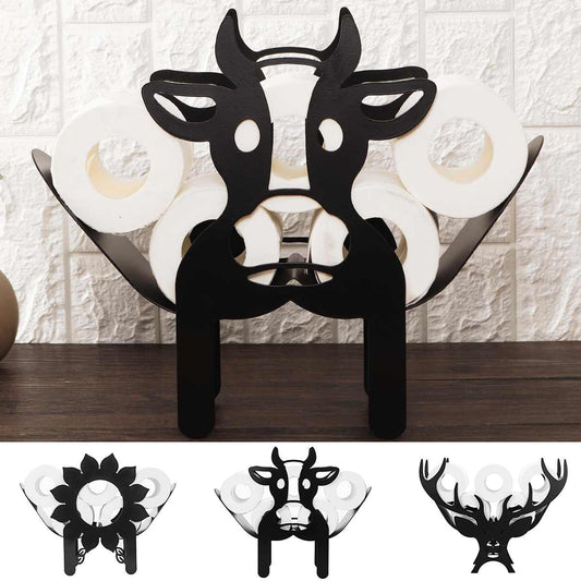 Animal-Shaped Toilet Paper Holder - Fun and Functional Bathroom Accessory