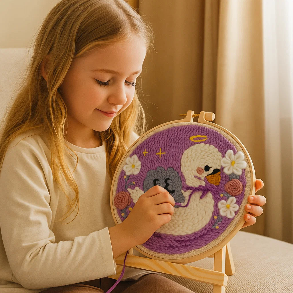 Quick Relaxation and Beautiful Embroidery Art Creation