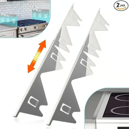 Adjustable Kitchen Gap Covers - 2-Pack | Mess-Free Cooking