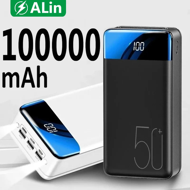 Ultra-High Capacity 50,000mAh Portable Charger with Quick Charge