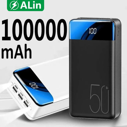 Ultra-High Capacity 50,000mAh Portable Charger with Quick Charge