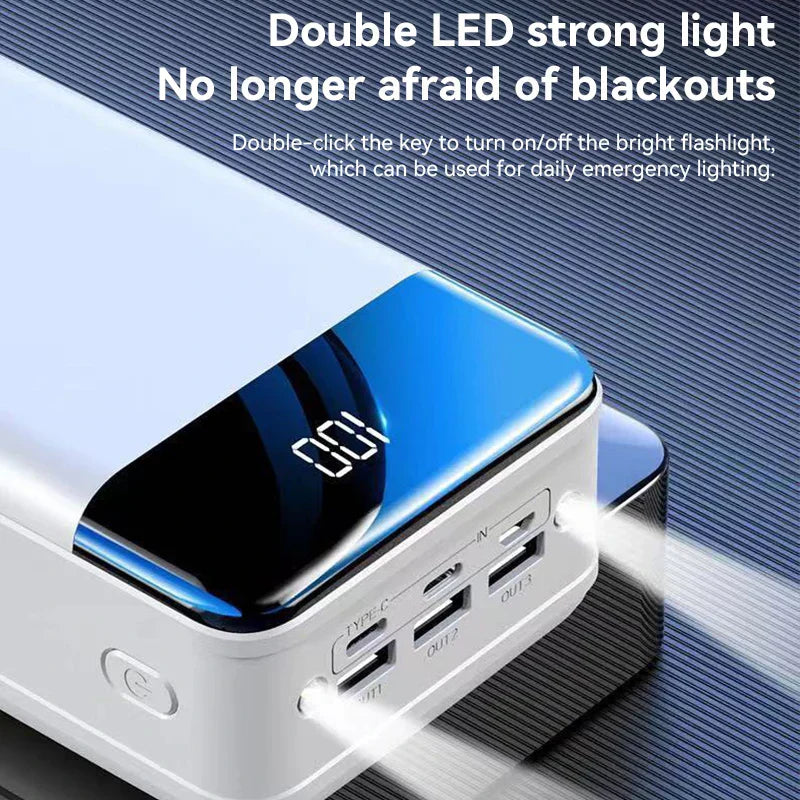 Ultra-High Capacity 50,000mAh Portable Charger with Quick Charge