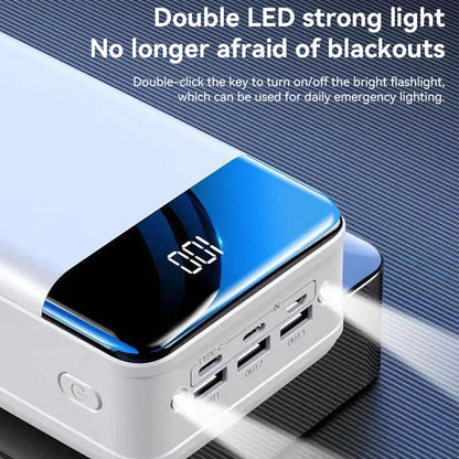 Ultra-High Capacity 50,000mAh Portable Charger with Quick Charge
