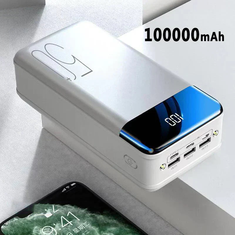 Ultra-High Capacity 50,000mAh Portable Charger with Quick Charge