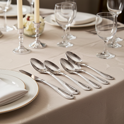Stainless Steel Flatware Set – 20 Pieces of 18/10 Cutlery
