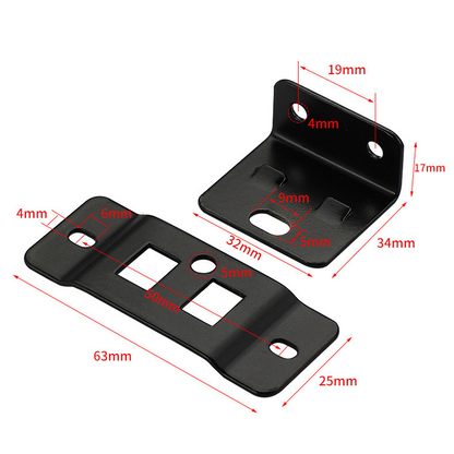 Steel Connector Brackets | Quick-Lock Hardware for Furniture