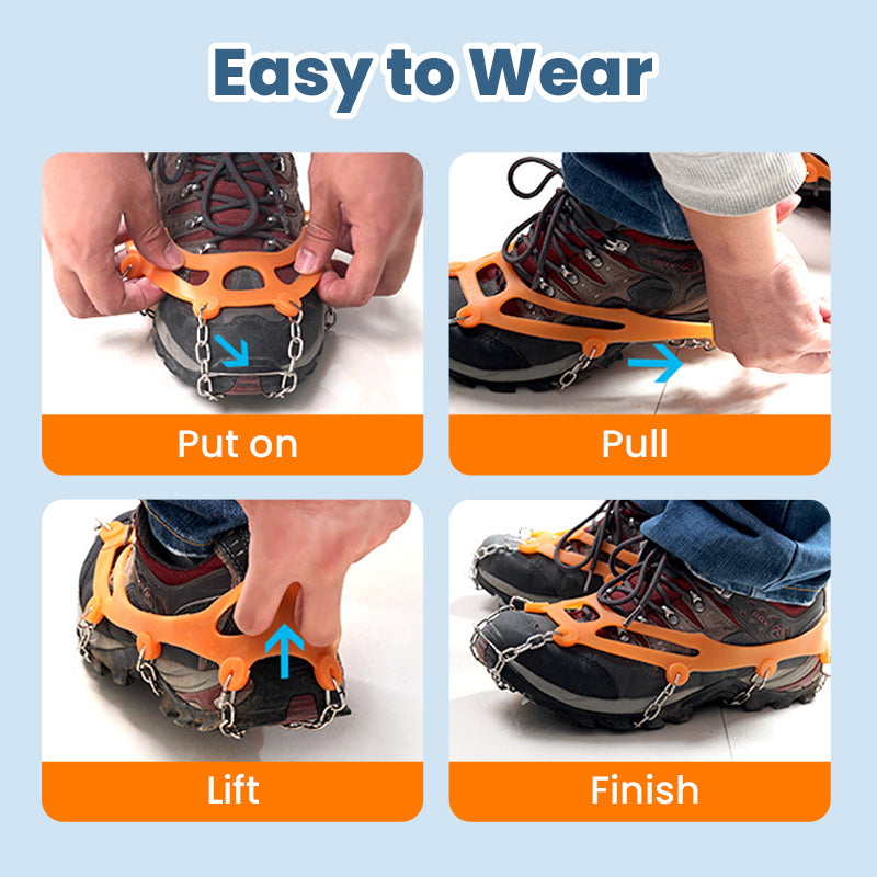 Winter Walking Safety – Slip-Resistant Grip for Icy Conditions