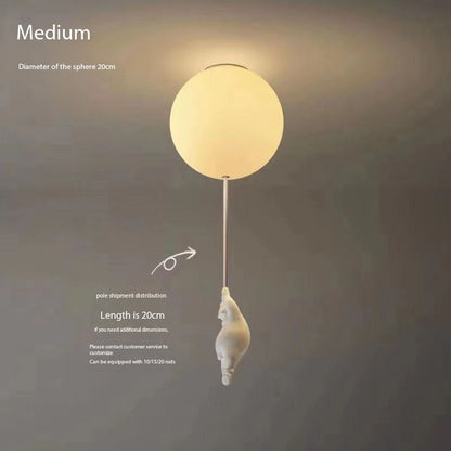 Balloon-Shaped Lamp for Bedroom Lighting