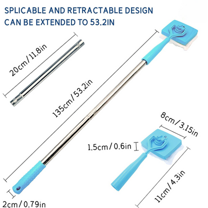 Telescopic Handle for Floor Cleaning – EdgeMaster Tool